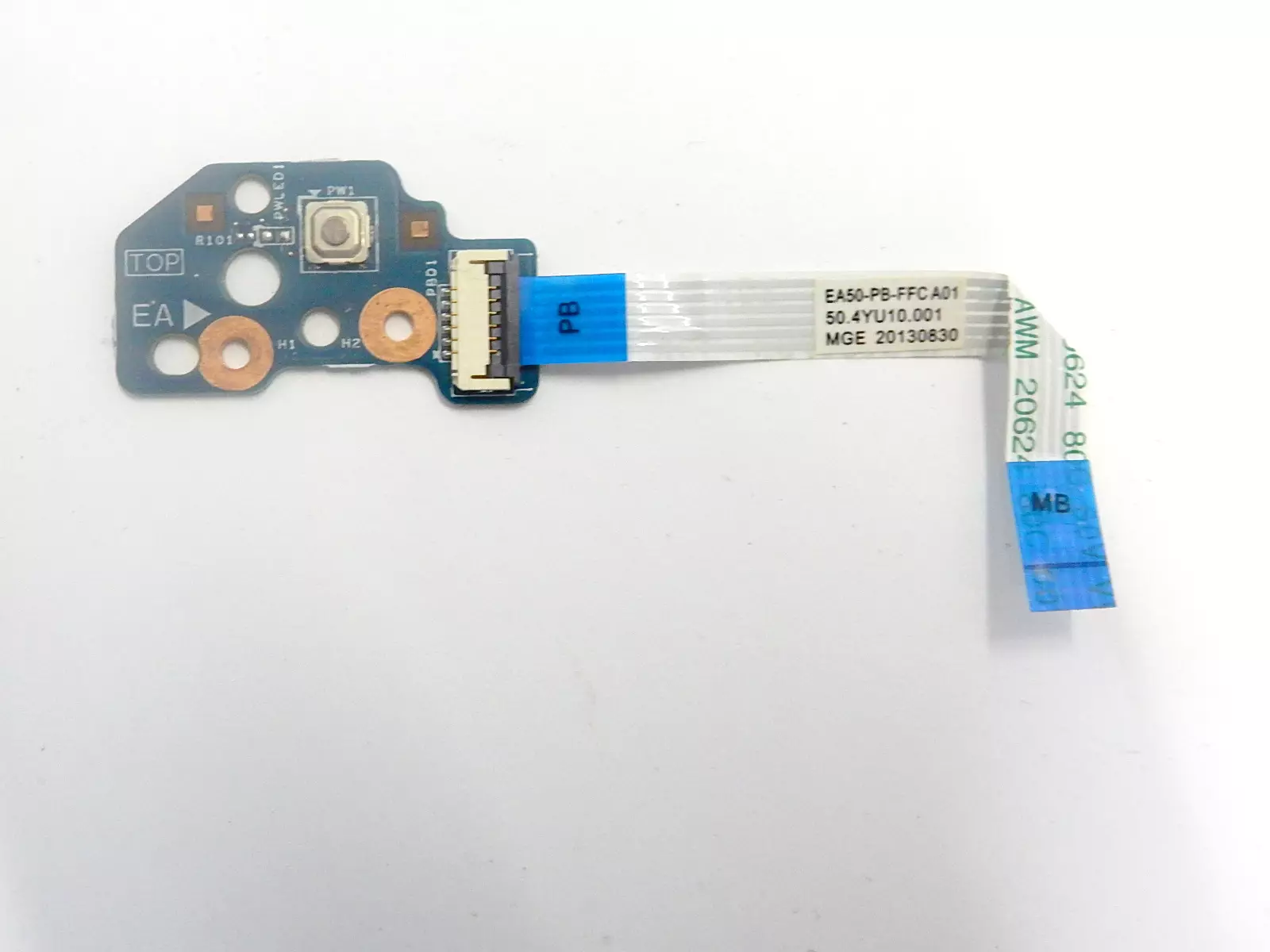 Плата кнопки включения 48.4ZK16.011 48.4ZK17.011 EG50-KB POWER BD с шлейфом EA50-PB-FFC A01 50.4YU10.001 Acer Aspire E1-522