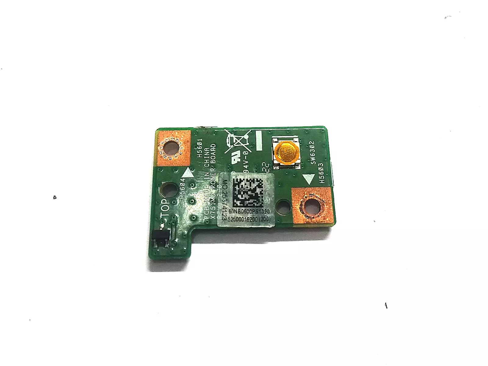 Плата кнопки включения X751MD REV: 2.0 60NB0600PS1020 Asus X751M