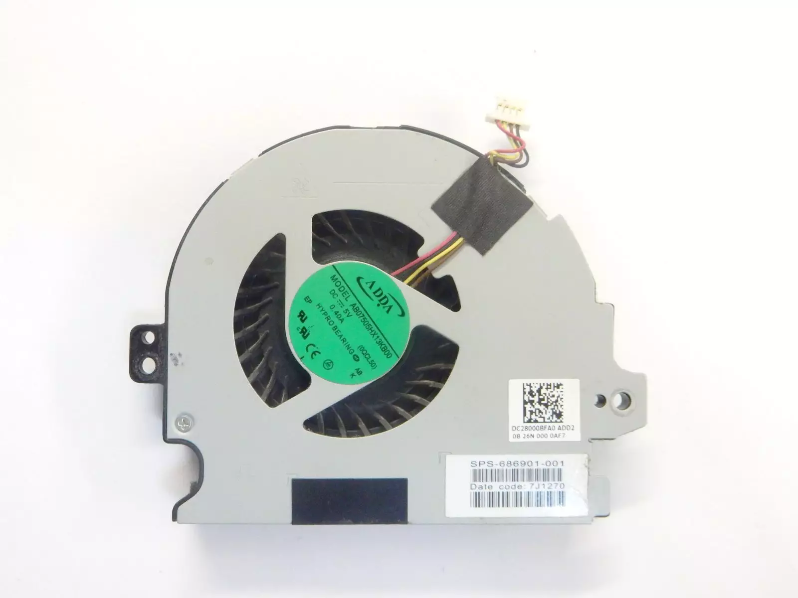 Вентилятор AB07505HX13KB00 0QCL50 686901-001 DC28000BFA0 HP Envy m6-1000