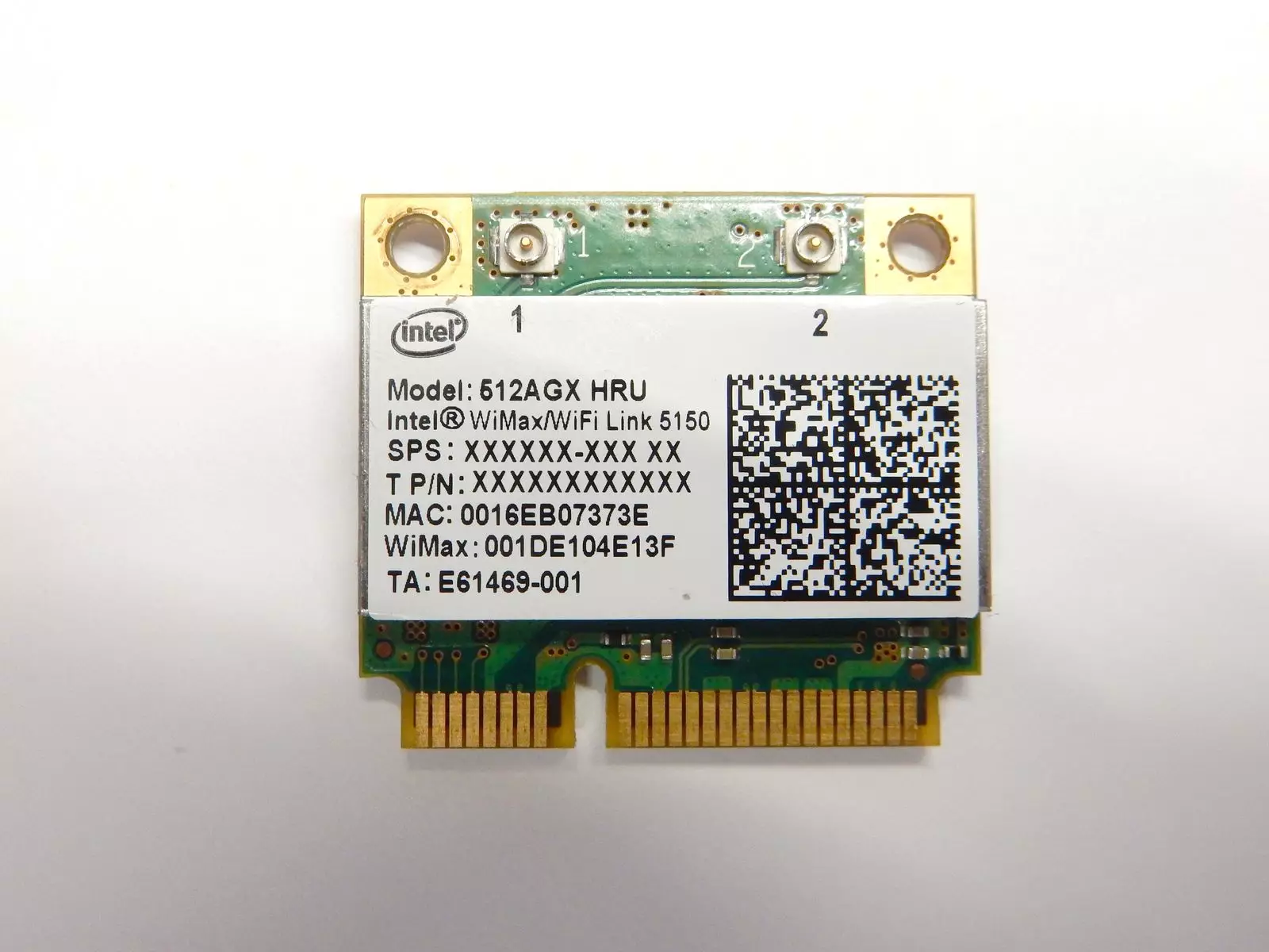 Wi-Fi модуль Intel 512AGX HRU