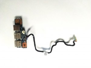 Доп плата USB 48.4BU02.01M с шлейфом 50.BU03.001 REV: A01  Packard Bell MS2288 Easynote TJ76 TJ75 TJ65 запчасти для ноутбука