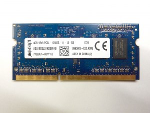 Оперативная память для ноутбука Kingston 4GB ASU16D3LS1KDGR/4G 4GB 1Rx8 PC3L-12800S-11-13-B3 9995603-E22.A00G