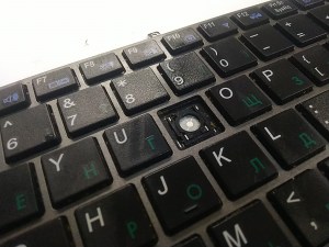 Клавиатура неисправная (на кнопки) MP-12A36SU-4303W 6-80-W3700-283-1 для DNS запчасти для ноутбука