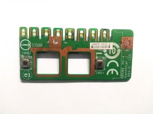 Плата кнопок тачпада и LED индикации MS-1738B VER: 1.0 MSI CX720 запчасти для ноутбука