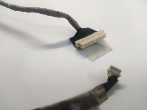 Шлейф матрицы DC020011Z10 REV: 2.0 Toshiba Satellite C660 C660D запчасти для ноутбука