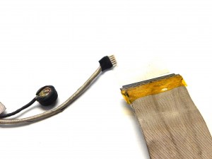 Шлейф матрицы X55A LVDS CABLE DD0XJ3LC010 Asus X55A X55C F55A K55 K55A запчасти для ноутбука