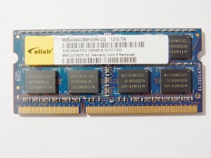 Оперативная память для ноутбука ELIXIR M2S4G64CB8HG5N-CG 1210.TW 4GB.2Rx8.PC3-10600S-9-10-F2.1333 MM122190DF.X2